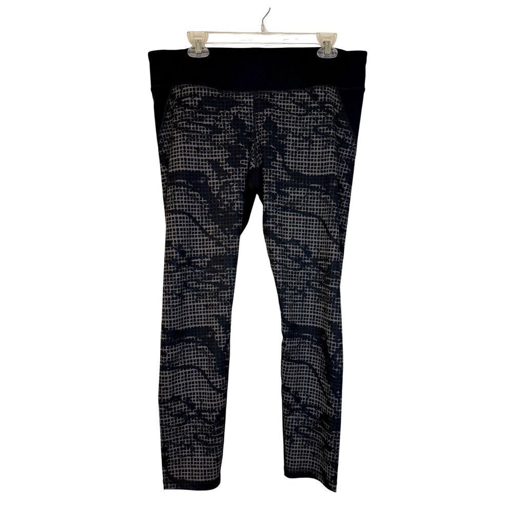Under Armour Women’s Heat Gear Leggings Black/Gray Sz. XL Workout Active